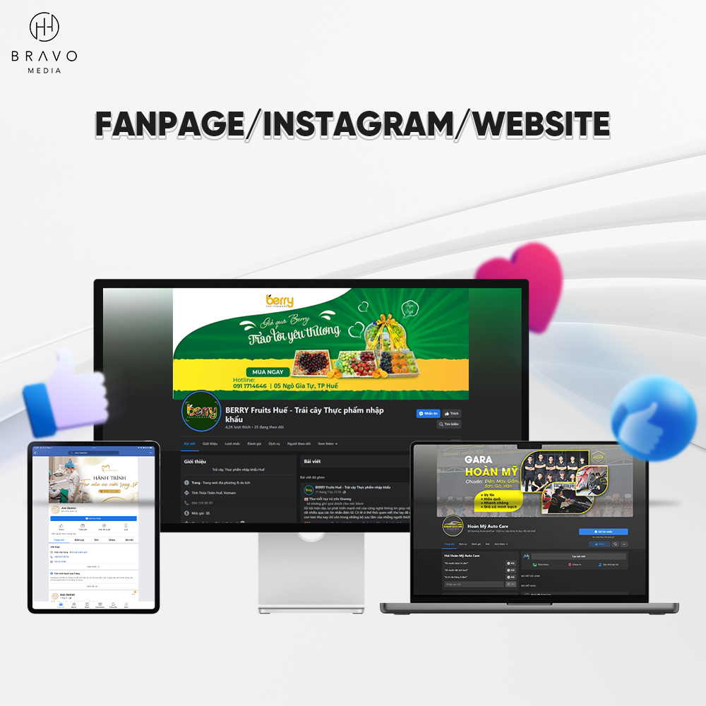 Dịch vụ chăm sóc fanpage trọn gói giá rẻ tuy tín tại Đà Nẵng