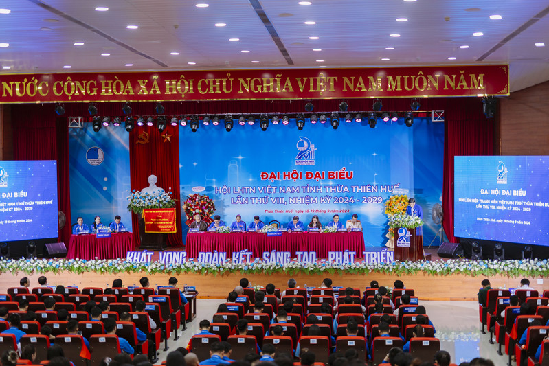 Khai mạc Đại hội Đại biểu Hội Liên hiệp Thanh niên Việt Nam tỉnh Thừa Thiên Huế